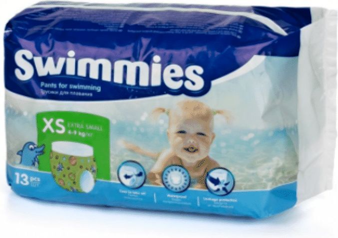 Swimmies koupací plenky XS 4 - 9 kg, 13 ks - obrázek 1
