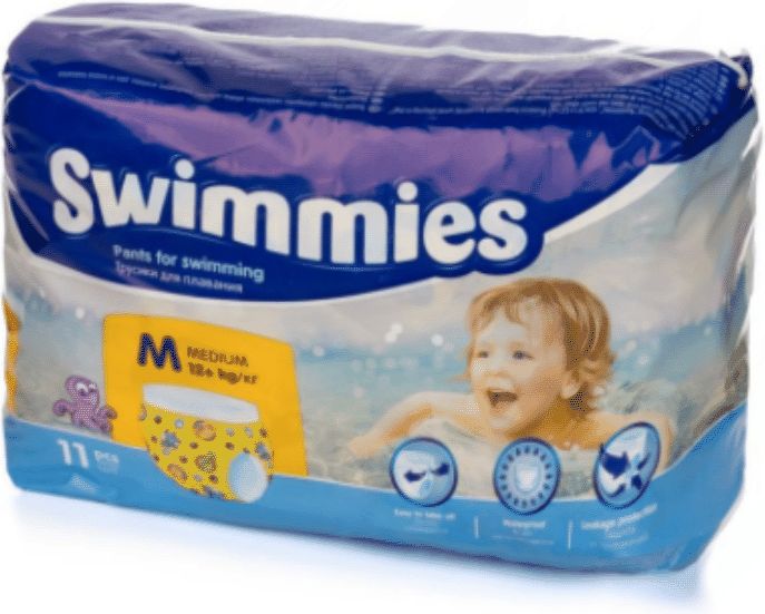 Swimmies koupací plenky M 12+ kg, 11 ks - obrázek 1