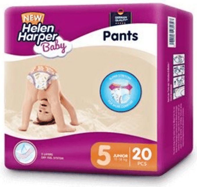 Helen Harper Baby Pants 5 Junior, 12-18 kg, 20 ks - obrázek 1
