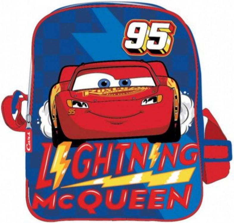 Setino · Dětská / chlapecká kapsička přes rameno Auta - Lightning McQueen - 21,5 x 15,5 x 8 cm - obrázek 1