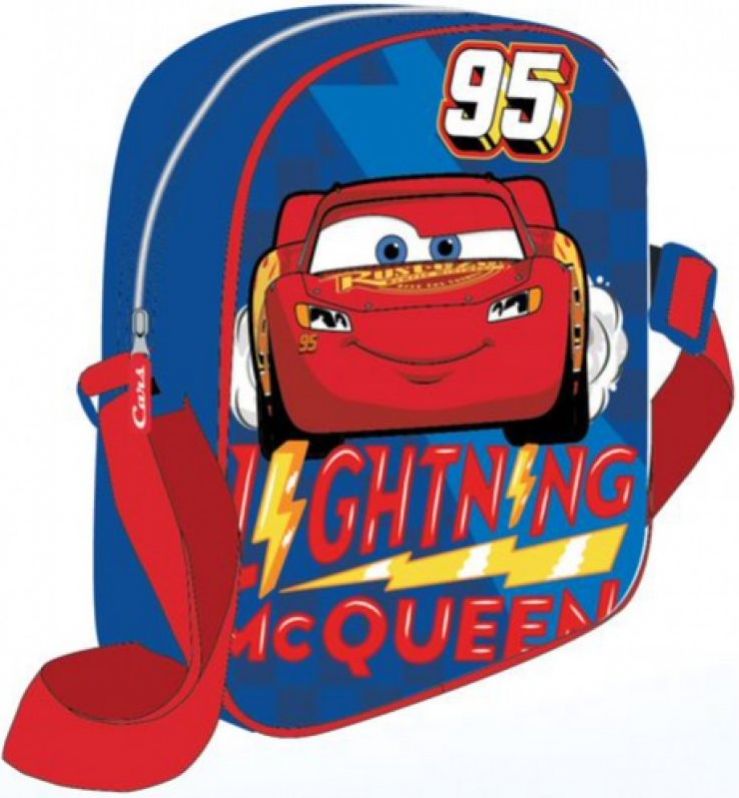 Setino · Dětská / chlapecká kapsička přes rameno Auta - Lightning McQueen - 21,5 x 15,5 x 8 cm - obrázek 2