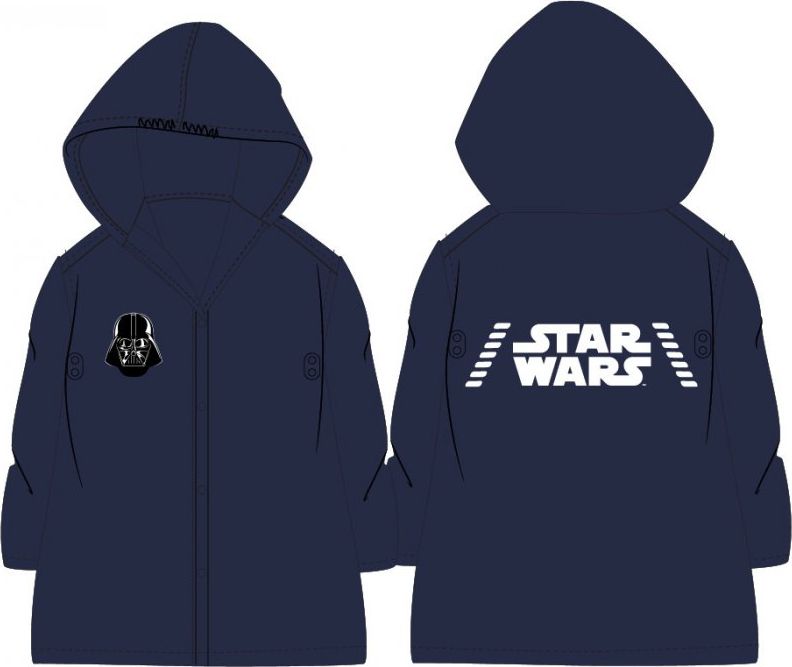 E plus M · Dětská pláštěnka Star Wars - Hvězdné války - motiv Darth Vader 122 / 128 - obrázek 1