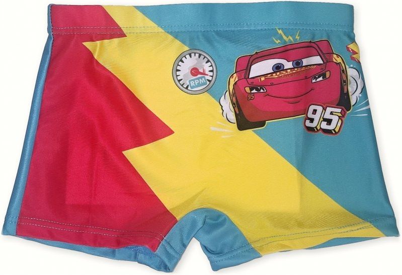 Setino · Dětské / chlapecké plavky boxerky Auta - motiv Blesk McQueen 95 EU 98 Tyrkysová - obrázek 1