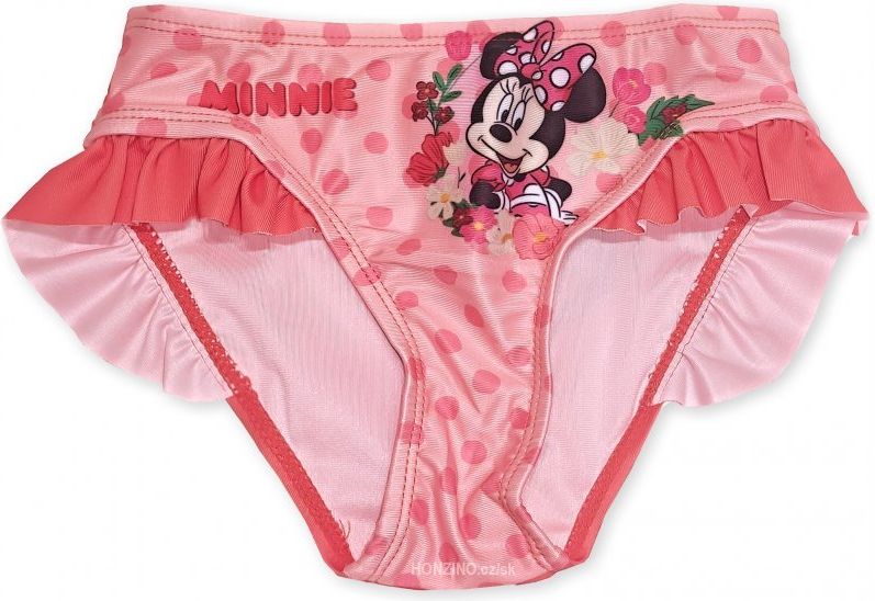 Setino · Dětské / dívčí plavky Minnie Mouse - Disney - spodní díl / kalhotky EU 98 Oranžová - obrázek 1