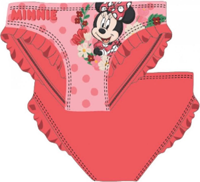 Setino · Dětské / dívčí plavky Minnie Mouse - Disney - spodní díl / kalhotky EU 98 Oranžová - obrázek 2