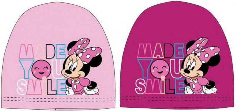 Setino · Dívčí jarní / podzimní čepice Minnie Mouse - Disney - motiv Made you smile 52 Světle růžová - obrázek 2