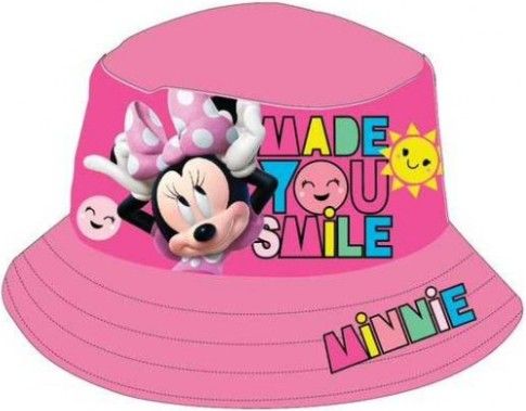 Setino - Dívčí letní klobouk / klobouček Minnie Mouse | Disney - tm. růžový 52 - obrázek 1