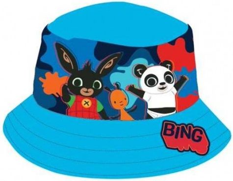 Setino - Chlapecký klobouk zajíček Bing, Flop, Pando - tyrkysový 54 - obrázek 1