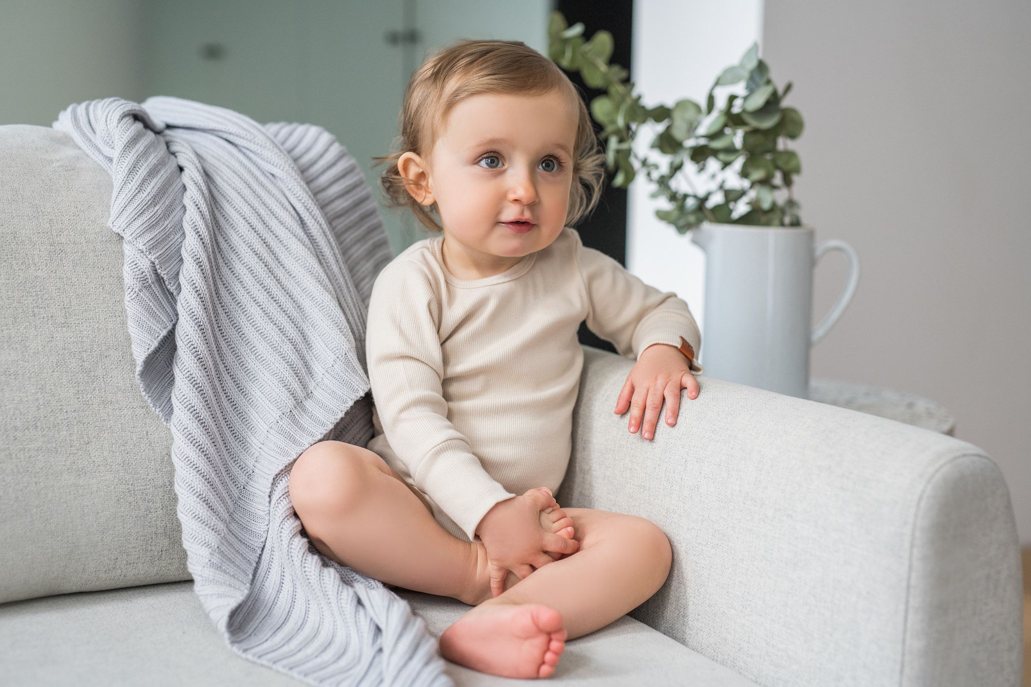 POOFI Pletená bambusová deka - Oslo Vintage - obrázek 8