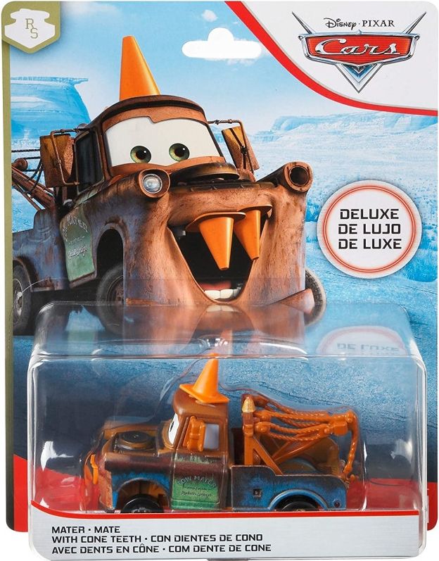 Mattel CARS 3 Deluxe (Auta 3) - Mater with Cone Teeth - poškozený obal - obrázek 1