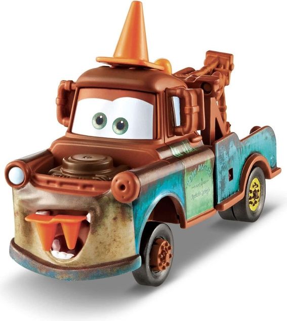 Mattel CARS 3 Deluxe (Auta 3) - Mater with Cone Teeth - poškozený obal - obrázek 2