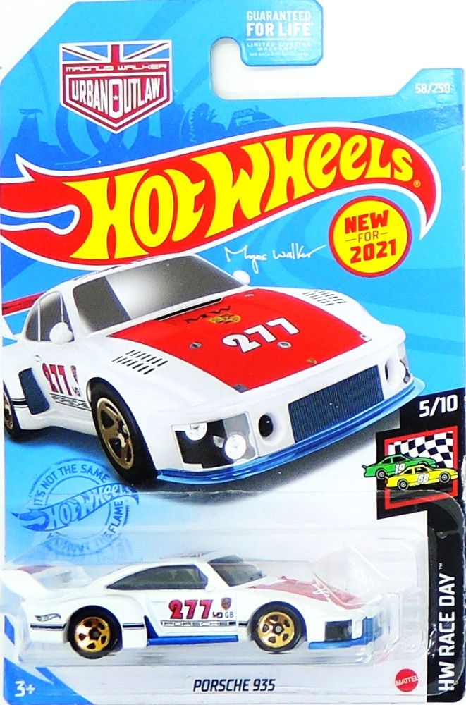 Mattel HOT WHEELS - Porsche 935 (white) - obrázek 1