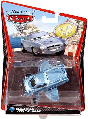 Mattel CARS 2 Deluxe (Auta 2) - Submarine Finn McMissile - obrázek 1