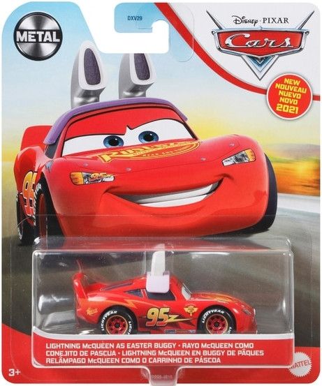 Mattel CARS 3 (Auta 3) - Easter Lightning McQueen (Velikonoční Blesk) - obrázek 1