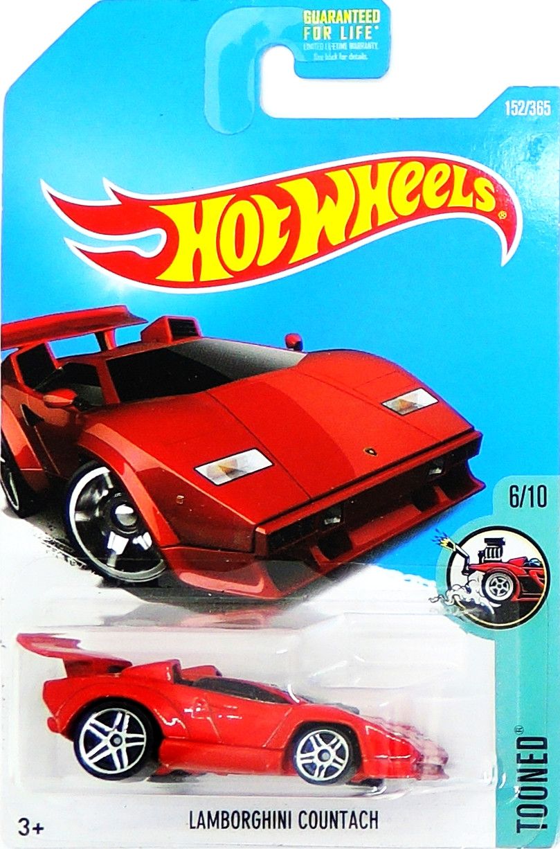 Mattel HOT WHEELS - Lamborghini Countach (red) - obrázek 1