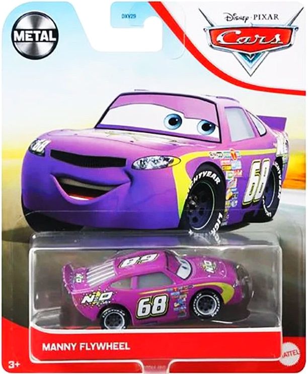 Mattel CARS 3 (Auta 3) - Manny Flywheel Nr. 68 - obrázek 1