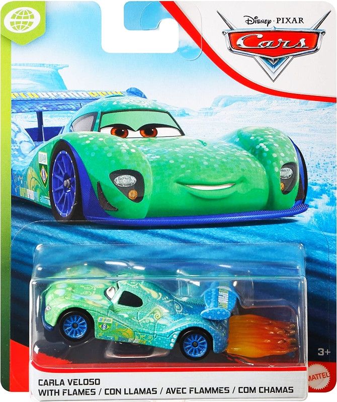 Mattel CARS (Auta) - Carla Veloso with Flames - obrázek 1