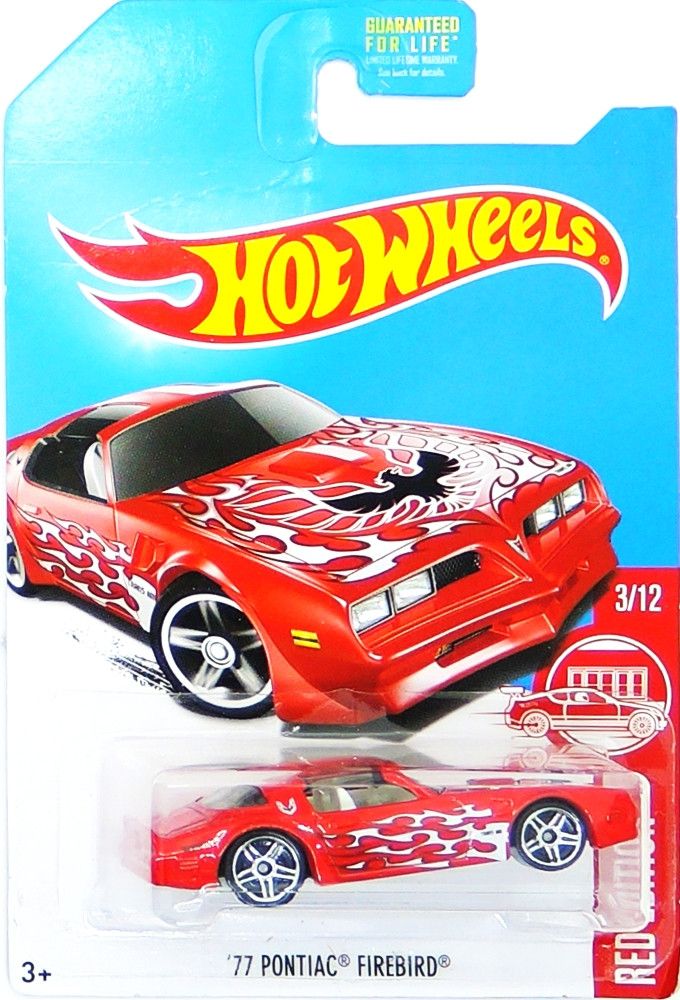 Mattel HOT WHEELS - '77 Pontiac Firebird (red) - obrázek 1