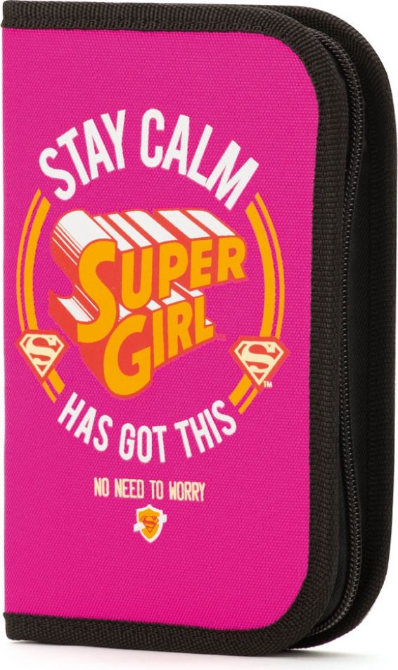 Presco Školní penál Supergirl – STAY CALM - obrázek 1