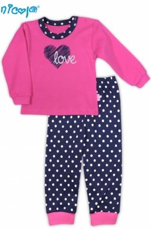 Bavlněné pyžamko Love - obrázek 1