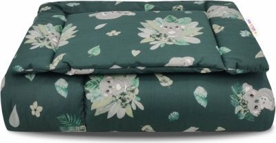 Baby Nellys 2-dílná sada do postýlky s výplní, bez zipu, Tropical Koala - zelená, Velikost povlečení 135x100 - obrázek 1