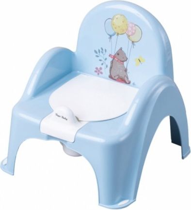 Tega Baby Nočník/židlička Medvídek - modrý - obrázek 1