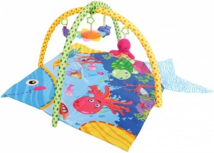 Hrací deka s hrazdou Lorelli OCEAN 115X115 - obrázek 1