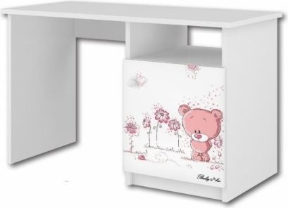 BabyBoo Psací stůl - Medvídek STYDLÍN růžový - obrázek 1