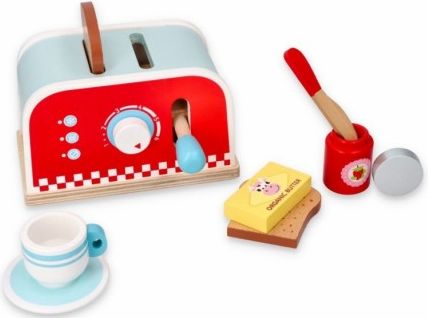 Lelin Dřevěná hračka - Pop-up toaster - obrázek 1