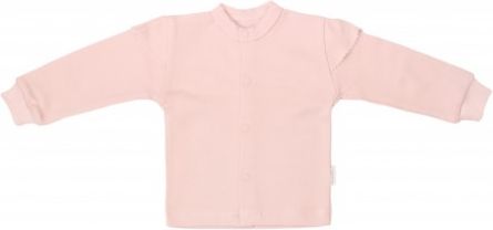 Mamatti Novorozenecká bavlněná košilka, kabátek, Magnólie - pudrová, Velikost koj. oblečení 68 (3-6m) - obrázek 1