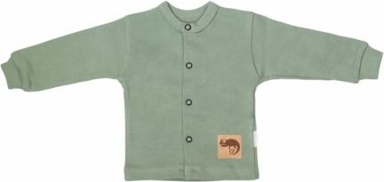 Mamatti Novorozenecká bavlněná košilka, kabátek, Auta - olivová, Velikost koj. oblečení 50 (0-1m) - obrázek 1