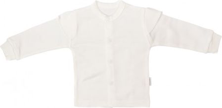 Mamatti Novorozenecká bavlněná košilka, kabátek, Listy - ecru, Velikost koj. oblečení 50 (0-1m) - obrázek 1