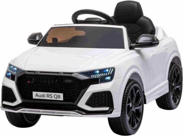 Dětské elektrické autíčko Audi Q8 RS - bílé - obrázek 2
