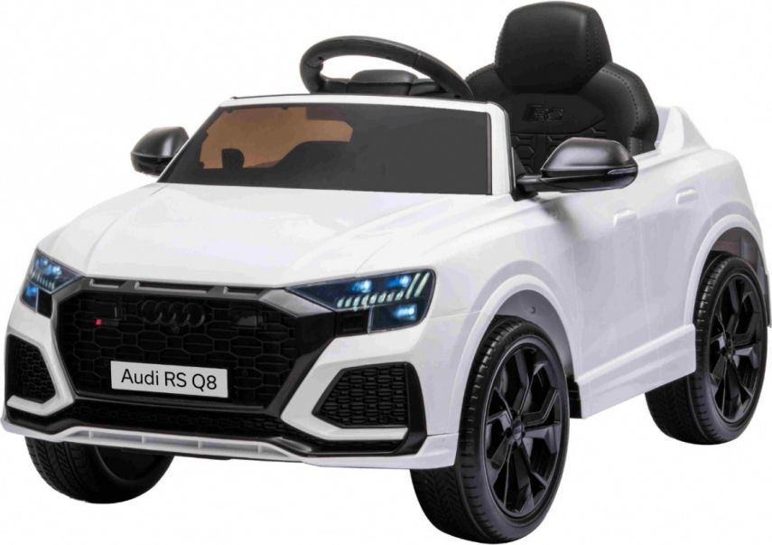 Dětské elektrické autíčko Audi Q8 RS - bílé - obrázek 4