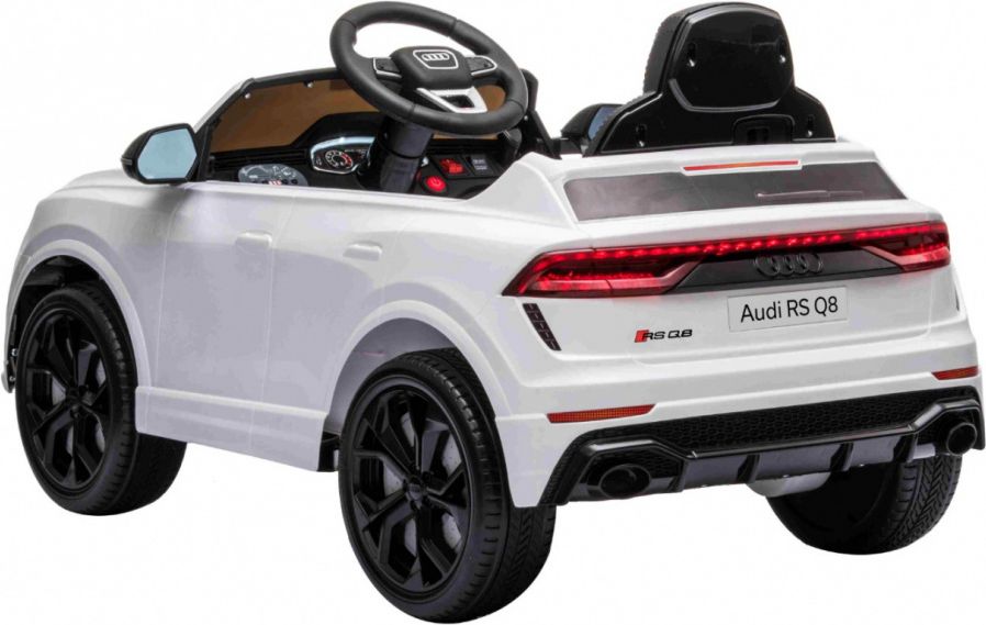 Dětské elektrické autíčko Audi Q8 RS - bílé - obrázek 6