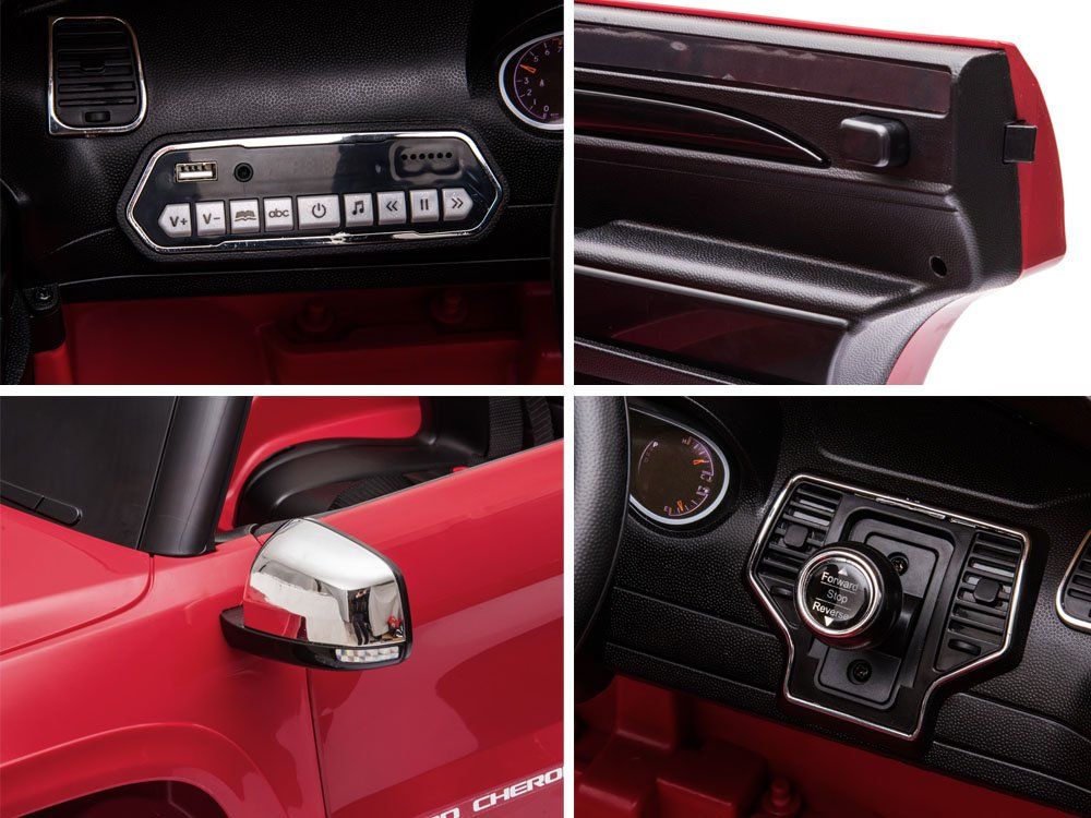 Dětské elektrické autíčko Jeep Grand Cherokee - modré - obrázek 6