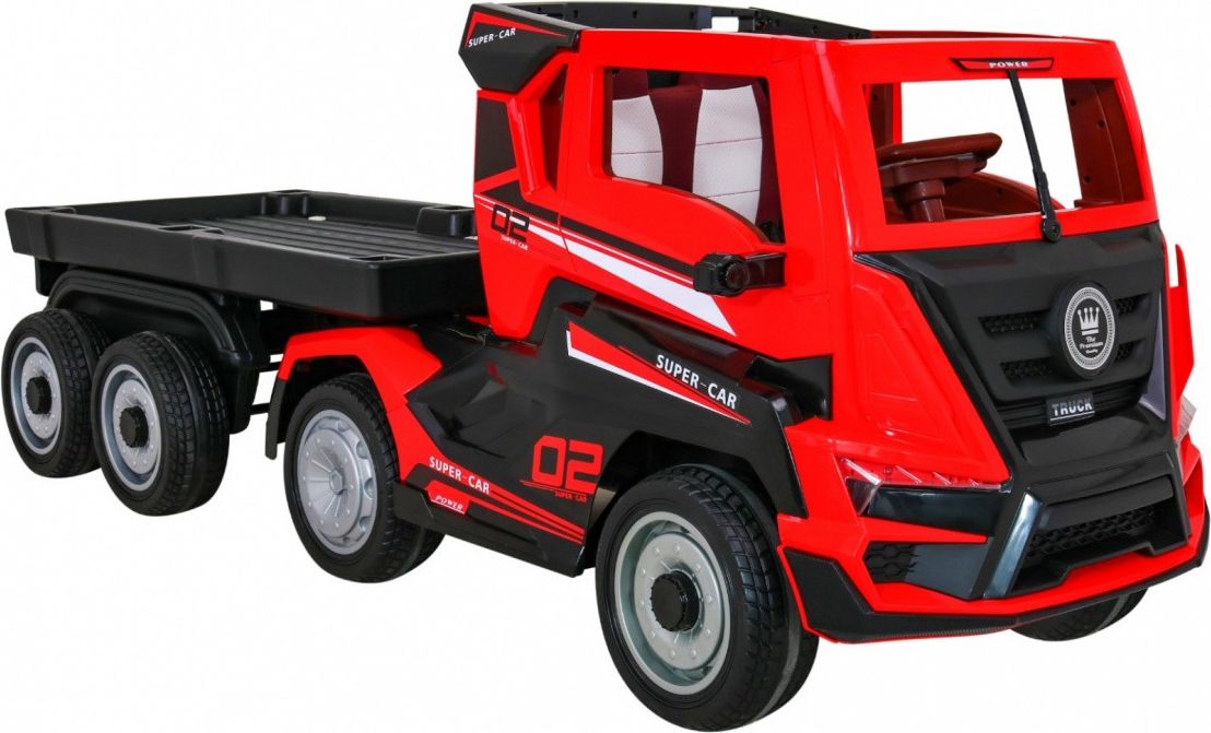 Dětský elektrický kamión s přívěsem - obrázek 1