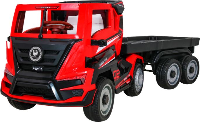 Dětský elektrický kamión s přívěsem - obrázek 2