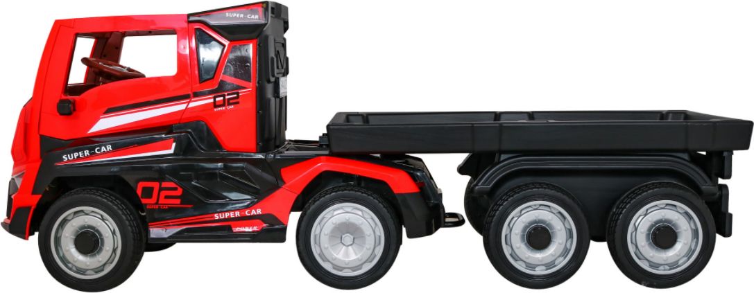 Dětský elektrický kamión s přívěsem - obrázek 5