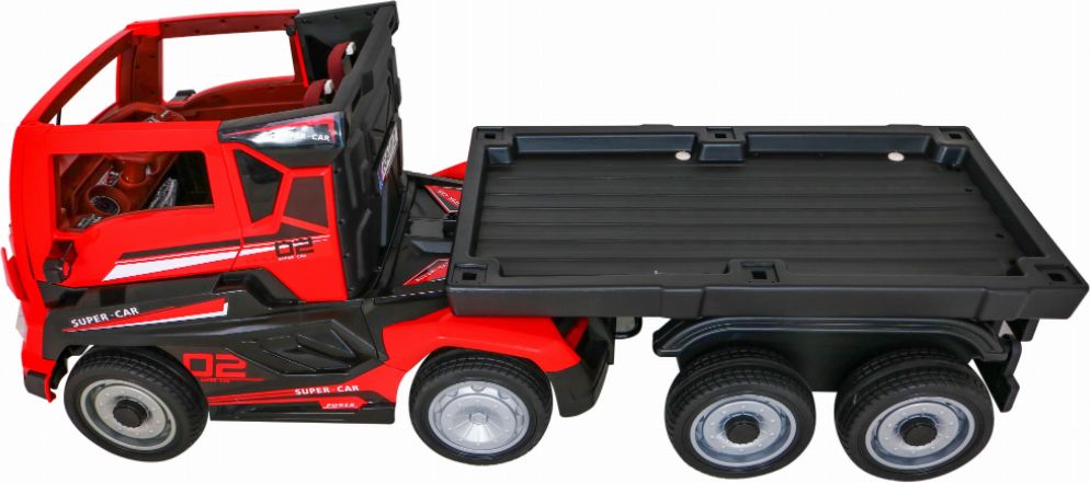 Dětský elektrický kamión s přívěsem - obrázek 6