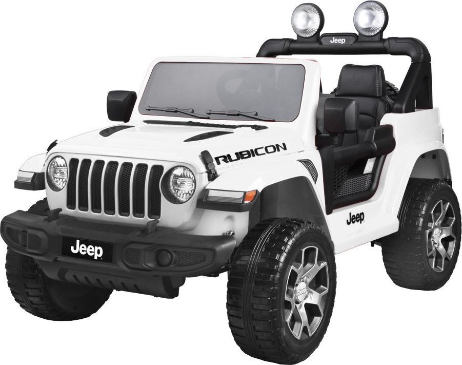 Elektrické autíčko Jeep Wrangler Rubicon - bílé - obrázek 1