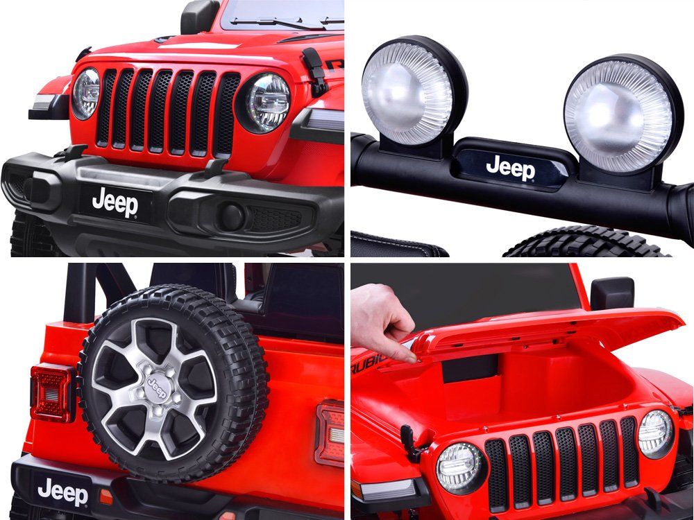Elektrické autíčko Jeep Wrangler Rubicon - bílé - obrázek 3