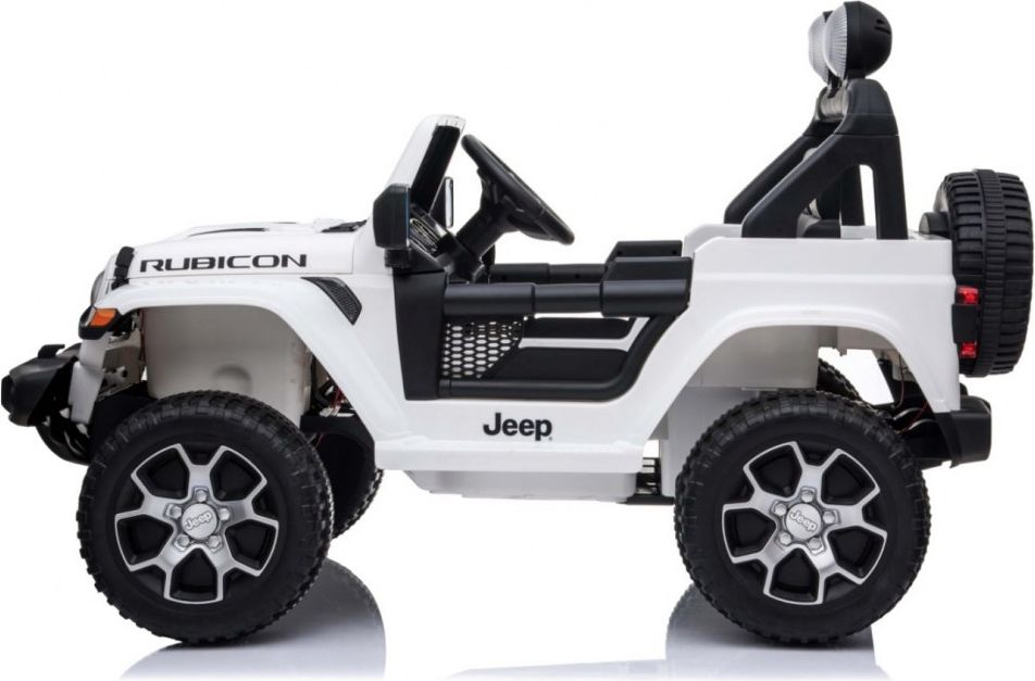 Elektrické autíčko Jeep Wrangler Rubicon - bílé - obrázek 6