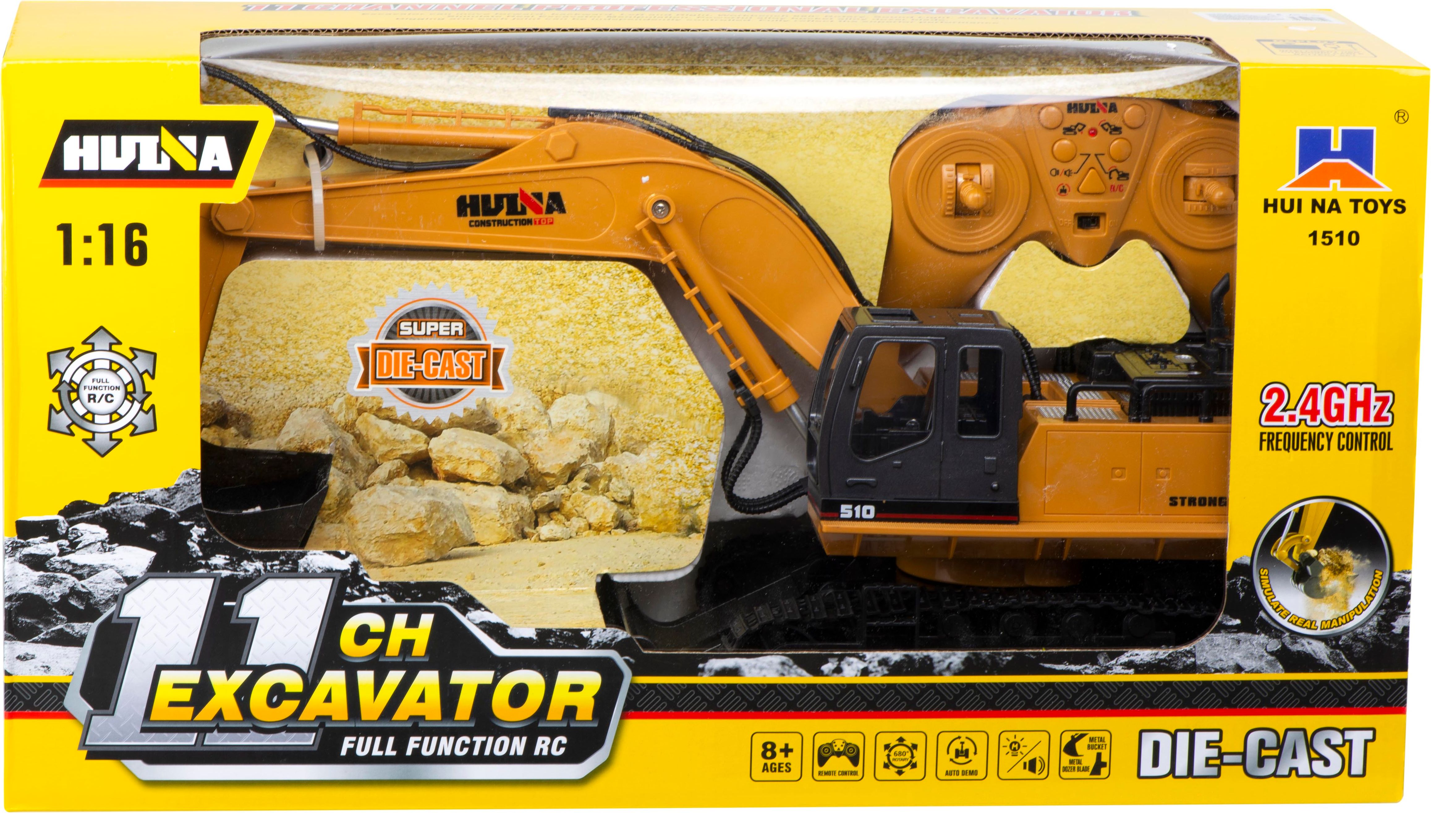 Huina RC Bagr 11CH 2.4GHZ 1:16 - obrázek 10