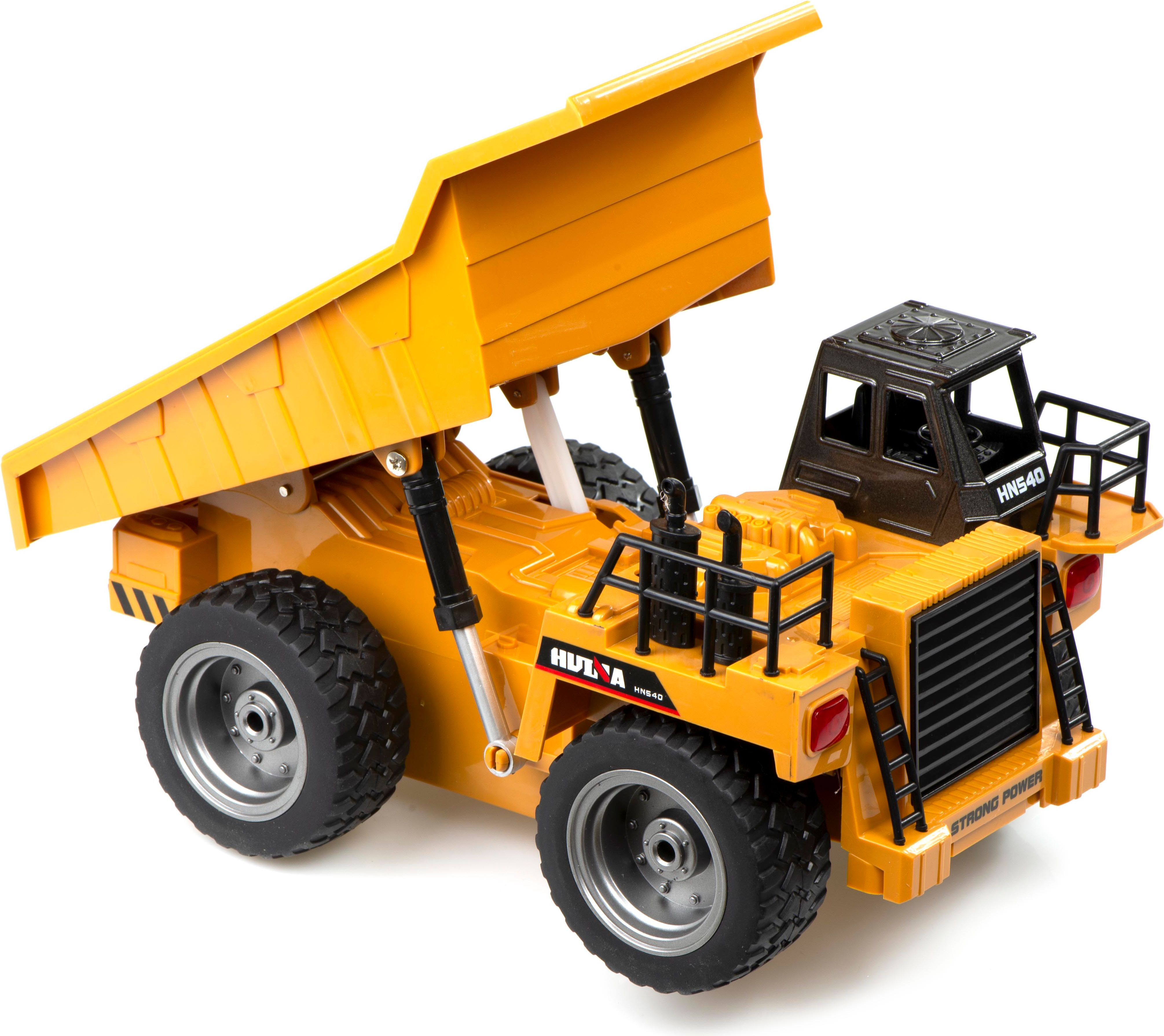 HUINA RC 1540 Nákladní automobil sklápěč RTR hnědá 1:18 - obrázek 2