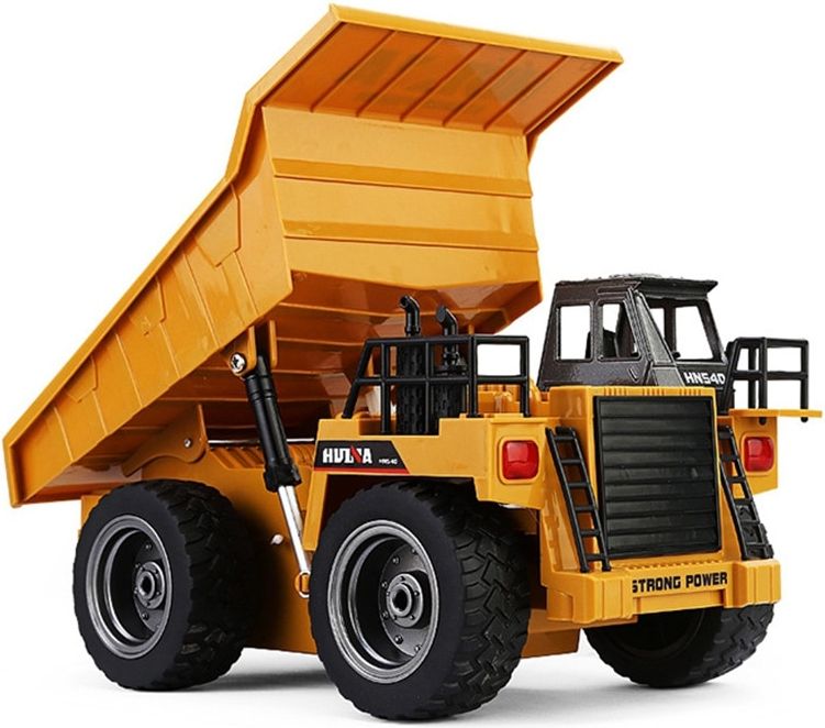 HUINA RC 1540 Nákladní automobil sklápěč RTR hnědá 1:18 - obrázek 3