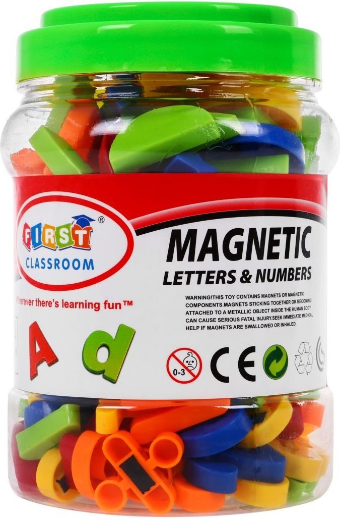 Magnetická písmena a číslice - 128 kusů - obrázek 5