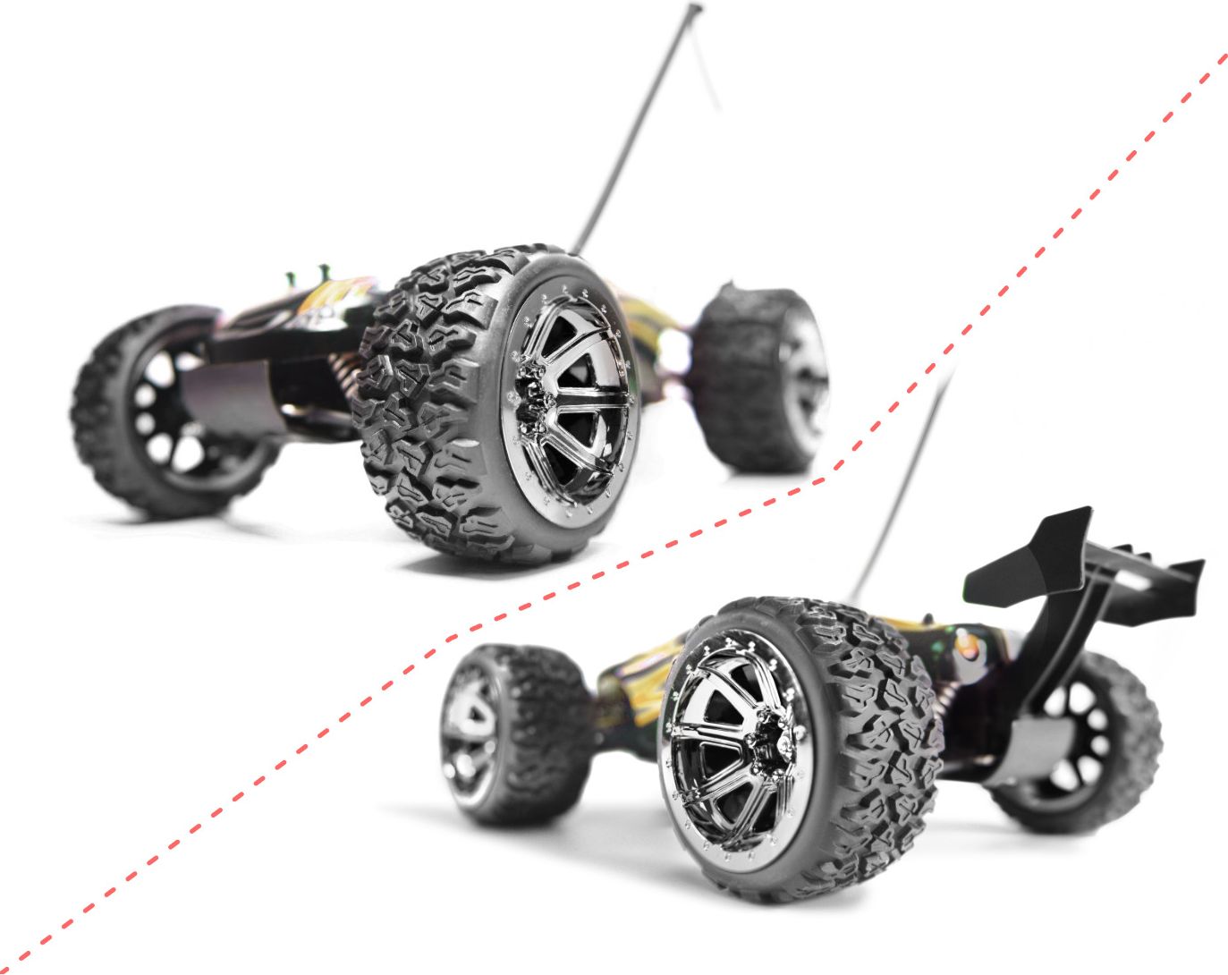 RC auto Land Buster 4x4 1:12 žluté - obrázek 13