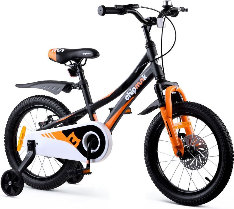 RoyalBaby Dětské kolo Explorer 16" - černé - obrázek 1