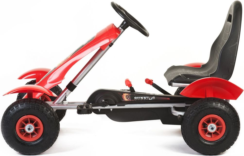 Šlapací čtyřkolka Go-Kart F618 - žlutá - obrázek 4